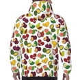 thumbnail image 5 of Hoodies for Men - colorful fruits Long Sleeve Comfrt Men'S Fashion Hoodies & Sweatshirts, Sweatshirts for Men Hoodies Pullover Clothing Clothes with Pouch, 5 of 7