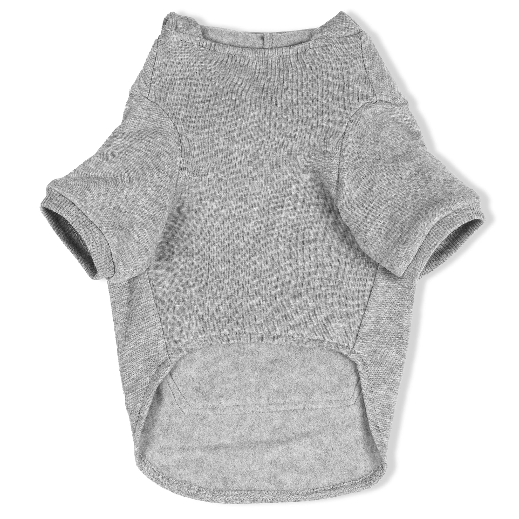 The Dodo Heather Gray Sundays Dog Hoodie LARGE