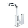 thumbnail image 1 of Kitchen Faucets Copper Kitchen Sink Water Tap, Deck Mounted Stream Sprayer Head Single Hot Cold Taps Silver ,Versatile Features, 1 of 6