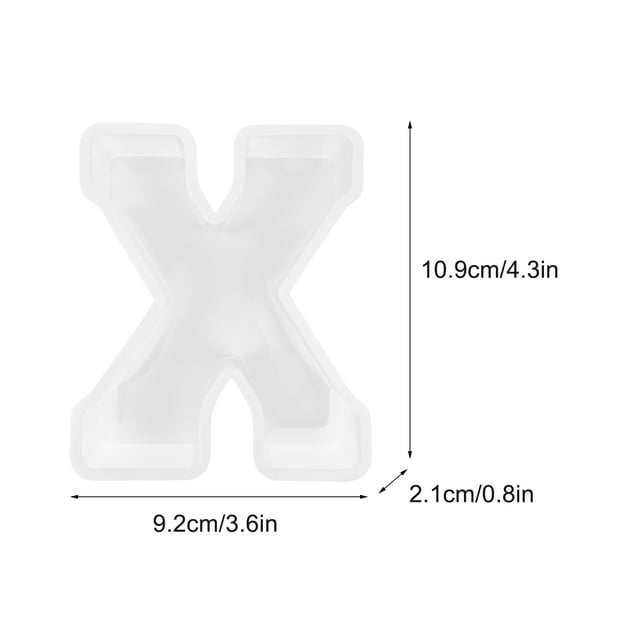 CEHVOM Moule à Gâteau Alphabet en Silicone Lettres Anglaises