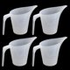 thumbnail image 1 of Jarra De Embudo De Plástico De 4 Piezas, Tazas Medidoras De Capacidad De 1000Ml Con Caños Largos Y Escamas Transparentes Para Enlatar Plantas De Riego, 1 of 5