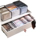 thumbnail image 4 of Bolsa organizadora de ropa, calcetines y bragas, con 7 compartimentos, apilable y plegable, con divisor de malla y organizador para vaqueros., 4 of 4