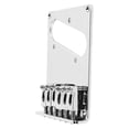 thumbnail image 2 of NFTIGB Electric Guitar Bridge Replacement Single Coil Pickup Tailpiece Silver Metal Fixed Bridge for TL Guitars (3.94 inches / 10 cm), 2 of 9