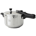 thumbnail image 1 of Verka Stainless Steel Pressure Cooker, 5 Litres, Works on all Cooktops, Tri-Ply Bottom for Even Heating, 1 of 5