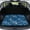 Blue Floral Pattern, variant on Psesaysky Automotive Floor Mats for Pet US Flag Design, Scratch-proof Cargo Cover, All Weather Protection Durable 29" x 39"