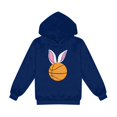 thumbnail image 2 of XQYLOS Girls' Lightweight Hooded Sweater For Spring And Fall Hoodies for Teen Girls Heart Graphic Long Sleeve Drawstring Pullover Tops Cute Football Casual Sweatshirts, 2 of 3