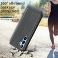 thumbnail image 6 of Decase Cover For Samsung Galaxy S23,Shockproof PU Leather Book Folding Flip Folio Case with Card Holders Kickstand Magnetic Closure TPU Inner Shell Protective Cover for Women Men,black, 6 of 6