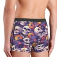 thumbnail image 3 of KLL music Skull record Men's Cotton Boxer Briefs Underwear-Medium, 3 of 8