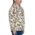 thumbnail image 3 of Fotbe Hawaiian Style Pattern Youth Pullover Hooded Sweatshirt, Boys Hoodie, Kangaroo Pocket Hoodie for Kids Girls -X-Large, 3 of 6