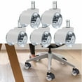 thumbnail image 5 of Heavy Duty Office Chair Caster Wheels Set of 5 Roller Wheel for Floor Protecting, 5 of 8