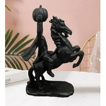 Avdolw Sleepy Hallow - Headless Horseman Statue Horror Halloween Headless Horseman Decorations Resin Halloween Statue Figurines Vintage Halloween Table Decorations for Home Office