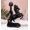 A, variant on Black Horseman Resin Halloween Statue Decor 8.2 Inches Hand Painted Gothic Horror Figurine 1 Count