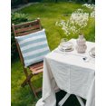 thumbnail image 5 of Waterproof Outdoor Throw Pillows with Inserts 16"x16", Blue Striped Soft Decorative Pillowcases for Couch Bedroom, Rustic Farmhouse Stripes Pillow Covers for Sofa Living Room, 5 of 8