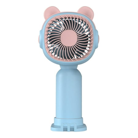 

Hand Held Fan | Bear Ears Mini Fan with Phone Holder | Hand Fan Portable USB Rechargeable Small Pocket Fan Battery Operated Fan with Power Bank for Women Travel Outdoor