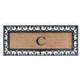 thumbnail image 1 of First Impression Exclusive Hand Crafted Myla Monogrammed Entry Doormat, Large Double Door Size (17.7 x 47.25)-RC2004C, 1 of 5