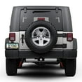 thumbnail image 4 of Jeep Rubicon UV-LED Printed American-Made Black Metal License Plate Frame, 4 of 7