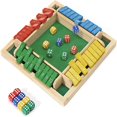 thumbnail image 1 of Juego "Cierra la Caja" XiangAi para 4 Jugadores, Dados de Madera, Tamaño Familiar, 1 of 7