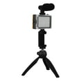 thumbnail image 4 of Peahefy Mobile Video Shooting Kit,Portable Live Video Shooting Kit Mobile Phone Photography Set With Fill Light Microphone Tripod Phone Holder,Mobile Phone Photography Set, 4 of 8