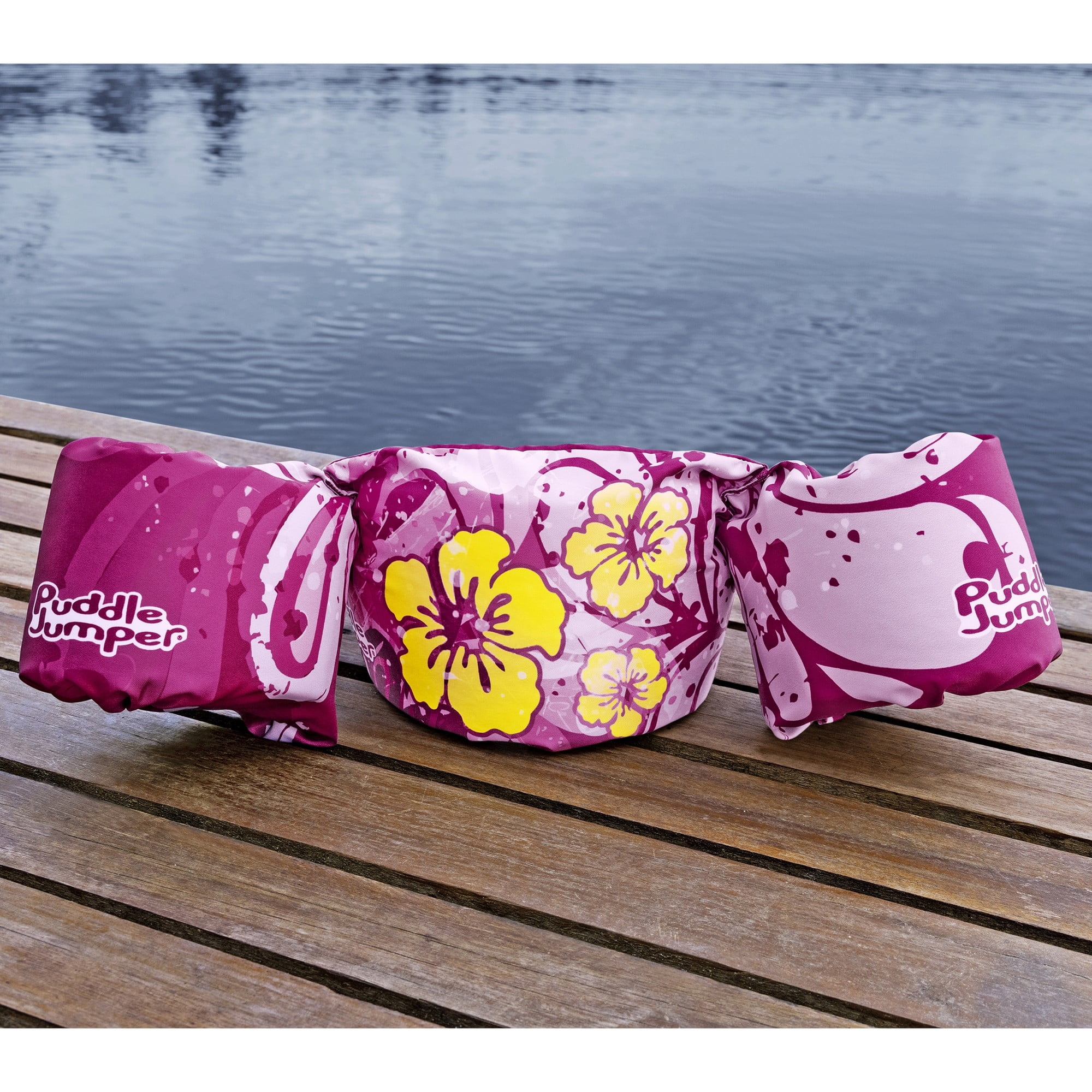 Puddle Jumper Child Deluxe Life Vest - Tropical Flowers (For Childred 33-55 lbs)