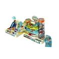 thumbnail image 3 of Juego de garaje para niños, vehículos de juego de 3 niveles con ascensor, elevador, rompecabezas, pistas de coches, juegos de montaje, juego de, 3 of 9