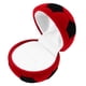 thumbnail image 3 of Caja para anillos de boda con forma de balón de fútbol, de terciopelo, ideal para compromisos, ceremonias de propuesta, bodas u ocasiones especiales, 3 of 8
