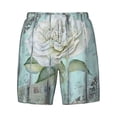 thumbnail image 4 of Lsque Mens Swim Trunks Vintage Rose1 Pattern - Bathing Suit Compression Liner - Beach Swim Shorts Swimwear - (S-3XL) - Stretch Quick Dry -X-Large, 4 of 9