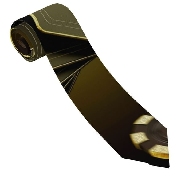 Vsdgher Casino Cards 1 Print Ties for Men 4.7" Formal Necktie Wedding Accessory Men's Business Ties for Wedding Bussiness Work