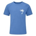 thumbnail image 4 of Raglan Sleeve Birdseye Sport Short Sleeve T Shirt Breathable Athletic Tee For Casual Workout And Daily Wear, 4 of 4