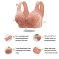 thumbnail image 4 of purcolt Women's Front Closure Wireless Bras No Underwire Full Coverage Push Up Bra Comfort Everyday Bras Post Surgery Bra Mastectomy Bralettes, 4 of 6