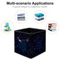 thumbnail image 2 of Gemini Constellation Foldable Cube Organizer with Handle, 10.8"x10.5"x10.6", Large Capacity Clothes Storage Containers Basket, 2 of 6