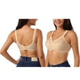 thumbnail image 4 of URMAGIC Lace Full Cup Coverage Non-Wire Unlined Bras for Women,36-42,C-D Cup, 4 of 5