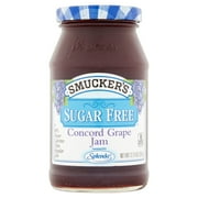 (3 pack) (3 Pack) Smucker's Sugar Free Grape Jam Sweetened With Splenda, 12.75-Ounce Jar