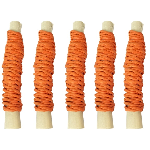 BESTSKY 5 Pcs Bamboo Rabbit Chew Toys, Natural Seagrass Guinea Pig