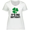 thumbnail image 3 of Inktastic Irish Shamrock Birthday Women's Plus Size T-Shirt, 3 of 5