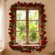 thumbnail image 5 of Guirnalda artificial de enredadera de rosas para decoración de bodas, guirnalda floral de pared de plástico flexible de 78,74 pulgadas, 5 of 6