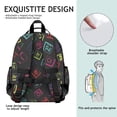 thumbnail image 5 of Scientific Knowledge Travel Backpack - Waterproof & Durable Daypack for Students, Adjustable Chest Strap & Breathable Design, Perfect for Laboratory & Experiment Enthusiasts, 5 of 5