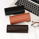 thumbnail image 3 of Estuche rígido para gafas Estuche portátil liviano para mujeres, hombres, marrón, 3 of 3