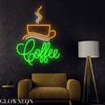 thumbnail image 2 of Glowneon Coffee Cup Neon Sign, Coffee Led Sign, Coffee Shop Decor, 2 of 5