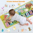 thumbnail image 5 of Lobyoh Piano Mat for Toddlers 1 2 3 Year Old, Animal Sound Musical Mat Kids Musical Gifts for 1-5 Years Old, 5 of 6