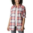 thumbnail image 7 of Columbia Women's Holly Hideaway Flannel Shirt, Faded Peach Ombre Tartan, XX-Large, 7 of 7