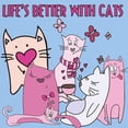 thumbnail image 3 of CafePress - Life's Better With Cats T Shirt - Men's Classic Graphic T-Shirt, 3 of 4