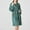 Green, variant on Women's Striped Fleece Robes Winter Cozy Warm Shower Bathrobe Cute Fuzzy Flannel Nightgown with Pockets Belt New Sleepwear Pajama Dress Pinky One Size