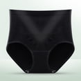 thumbnail image 3 of Bigersell Thong Panties Clearance Womans Underwear Period Panty Style P-380 Spandex Shaping Panties Ladies Underwear Thong Briefs High Waist Women's Panties Black M, 3 of 8
