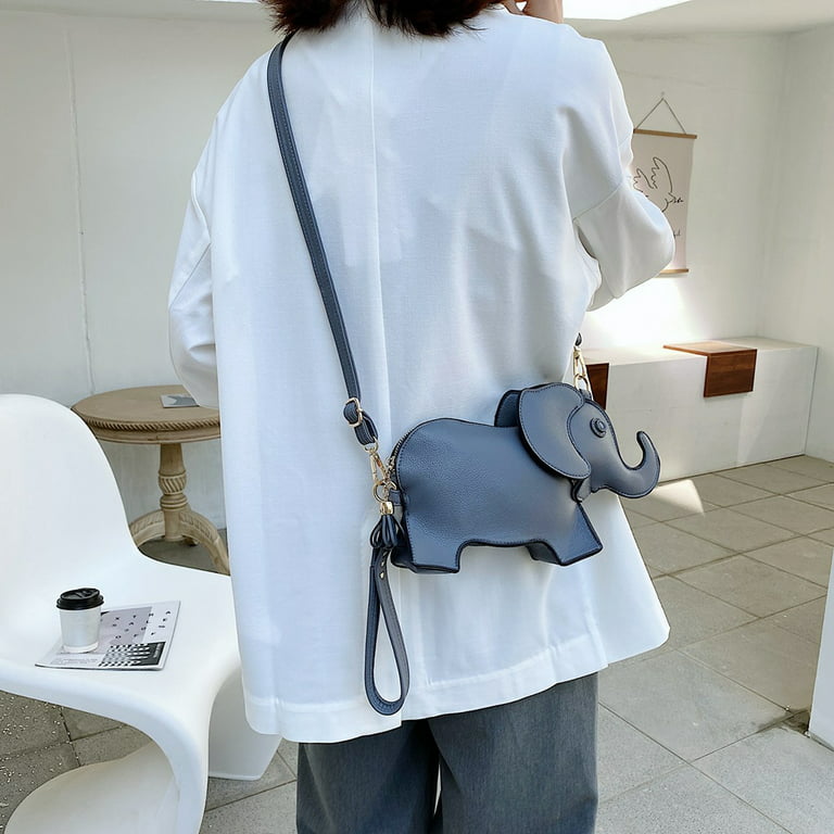 Bxingsftys Women's Fashion Elephant Messenger Bag