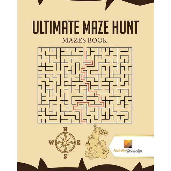 Ultimate Maze Hunt: Mazes Book, (Paperback)