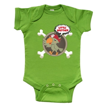 

Inktastic Little Brother Pirate Gift Baby Boy Bodysuit