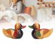 thumbnail image 5 of Figuras de Patos mandarines de Hechas a Mano, Par de Patos Mandarines de Cerámica Feng Shui, Decreto de Maciza, Escultura decorativa para Bodas, Aniversario, Inauguración, 5 of 7