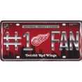 thumbnail image 2 of Detroit Red Wings #1 Fan License Plate, 2 of 2