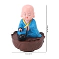 thumbnail image 6 of Nodding Monk Sculpture, Serene Home/Office Decor With USB Charging, Relaxing Ambiance, 6 of 6