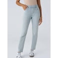thumbnail image 4 of Straight Leg Jeans for Women Stretchy Pull on Sweatpant Jean Trendy Tummy Control High Waisted Denim Pants XXL, 4 of 7